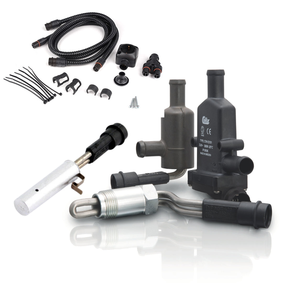 Calix-moottorilämmitin sisätilapistokkeella