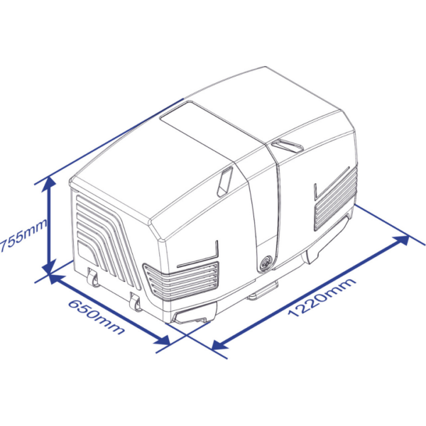 TowBox V3, kuljetusboksi vetokoukkuun - Image 2